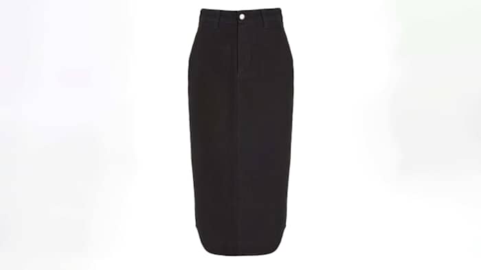 Moda Operandi - Dearborn Canvas Rinsed Midi Skirt